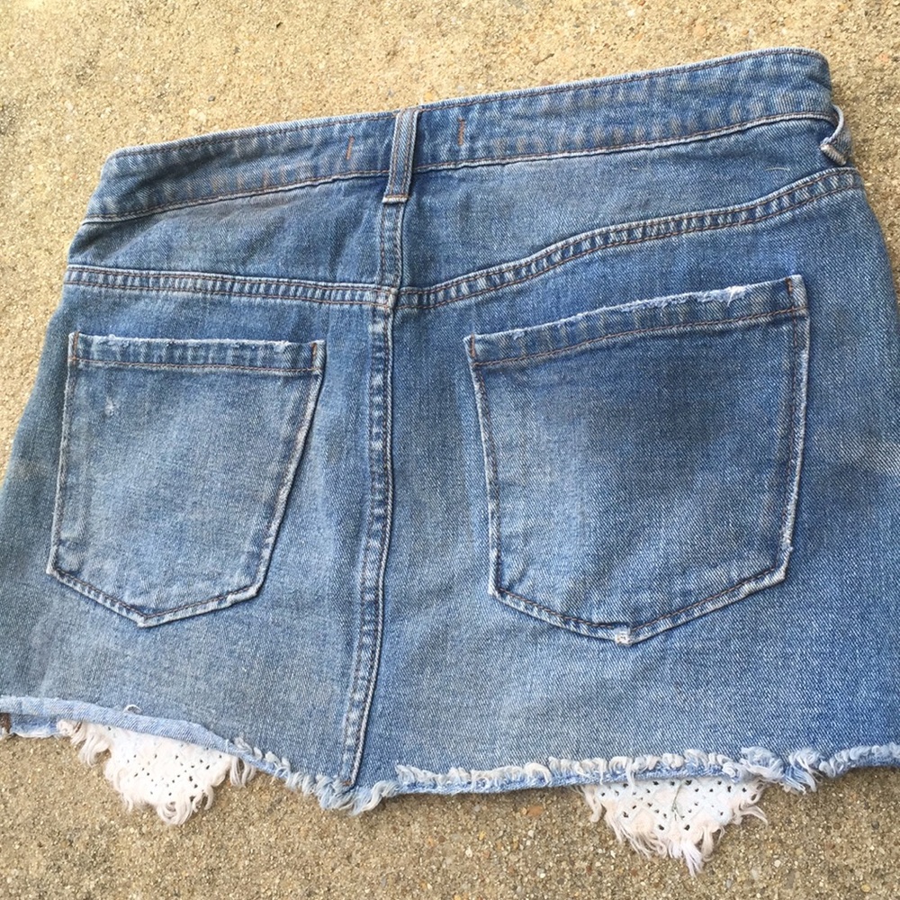 Free People Jean Skirt, Free People, Jean Skirt - Picture 7 of 7